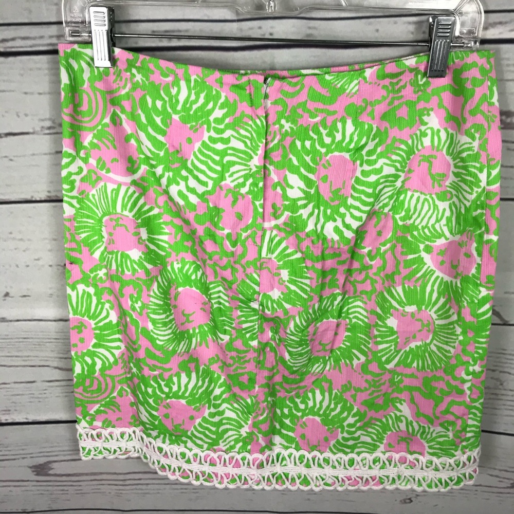 Lilly Pulitzer Sunnyside Lion Skirt Size 2 - Picture 3 of 7